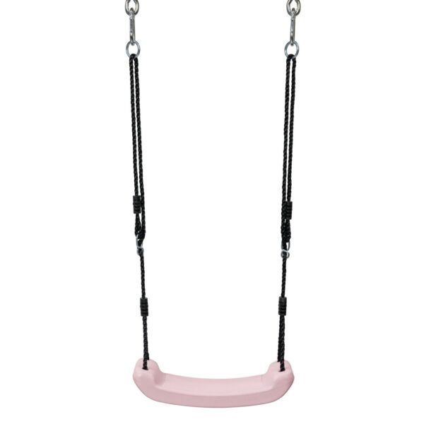 2521181 Schommelzitje plastic Pastel Roze, PPØ10 zwart touw